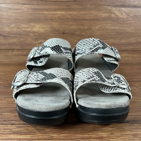 Dansko Sophie Snakeskin Leather Sandals Clogs Women’s Size 8 (38) Shoes - Picture 6 of 10